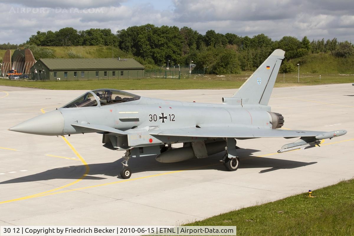 30 12, 2006 Eurofighter EF-2000 Typhoon S C/N GS006, taxying to the active