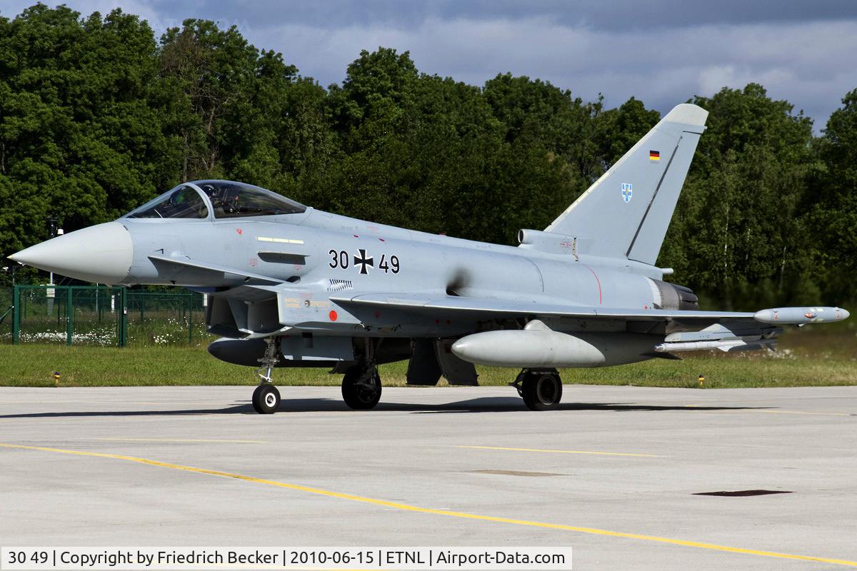 30 49, Eurofighter EF-2000 Typhoon S C/N GS034, ready for another training mission