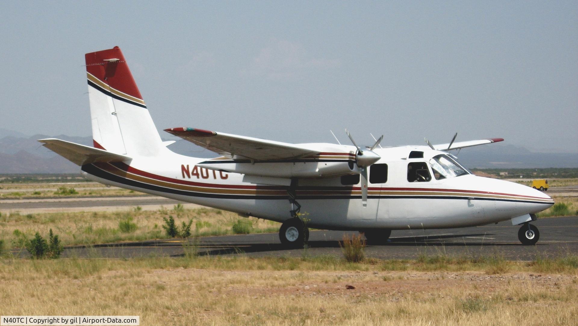 N40TC, 1976 Aero Commander 500 S C/N 3091, 40TC in southern Arizona
