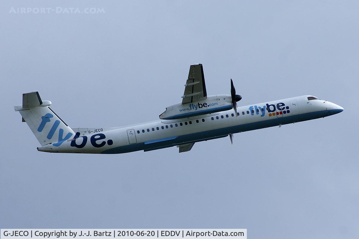 G-JECO, 2006 De Havilland Canada DHC-8-402Q Dash 8 C/N 4126, DSLR-A230