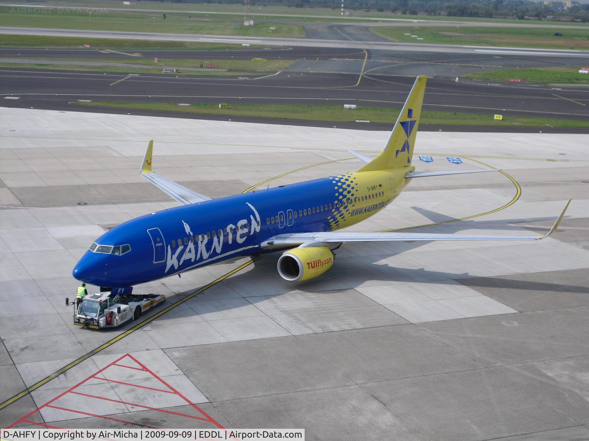 D-AHFY, 2001 Boeing 737-8K5 C/N 30417, Tuifly, Boeing 737-8K5, CN: 30417/781