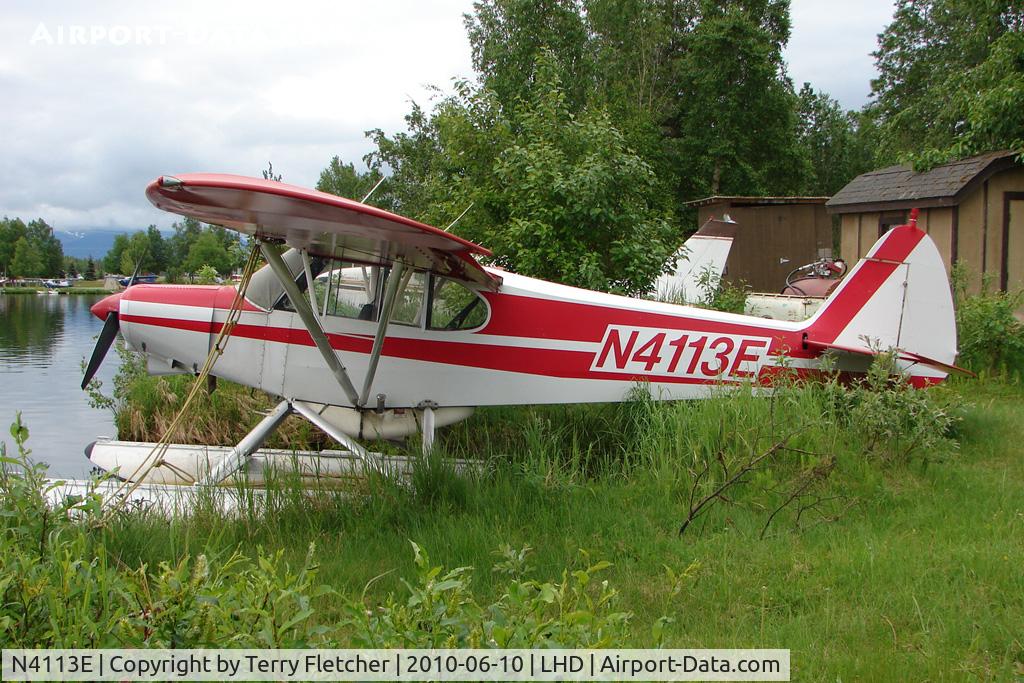 N4113E, 1978 Piper PA-18-150 Super Cub C/N 18-7809071, 1978 Piper PA-18-150, c/n: 18-7809071 docked on Lake Hood