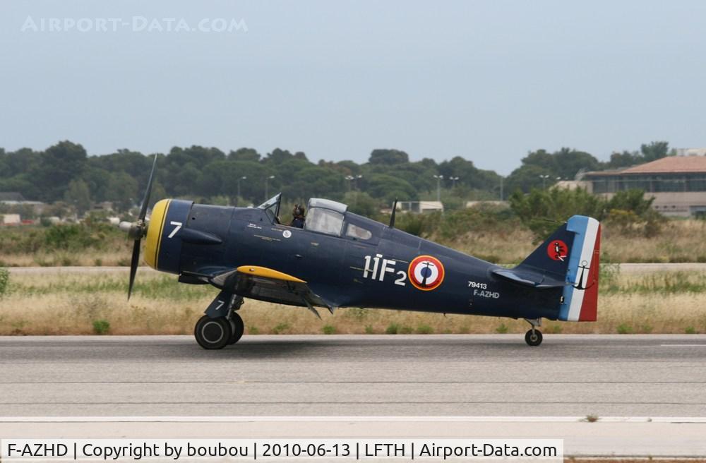 F-AZHD, North American NA-68 C/N SA-30, base aéronavale hyères le palyvestre - 100ème anniversaire de l'aéronavale française