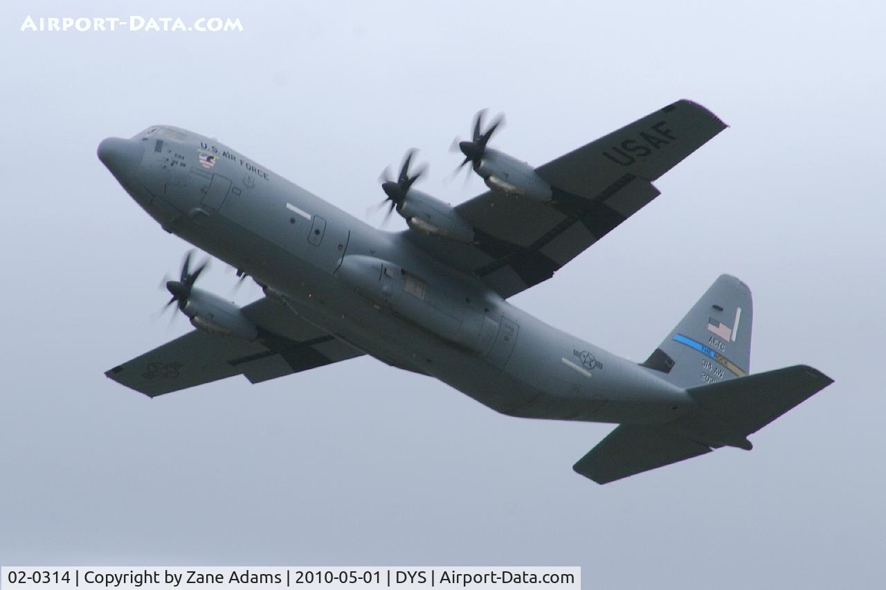 02-0314, Lockheed CC-130J Hercules C/N 382-5545, At the B-1B 25th Anniversary Airshow - Big Country Airfest, Dyess AFB, Abilene, TX