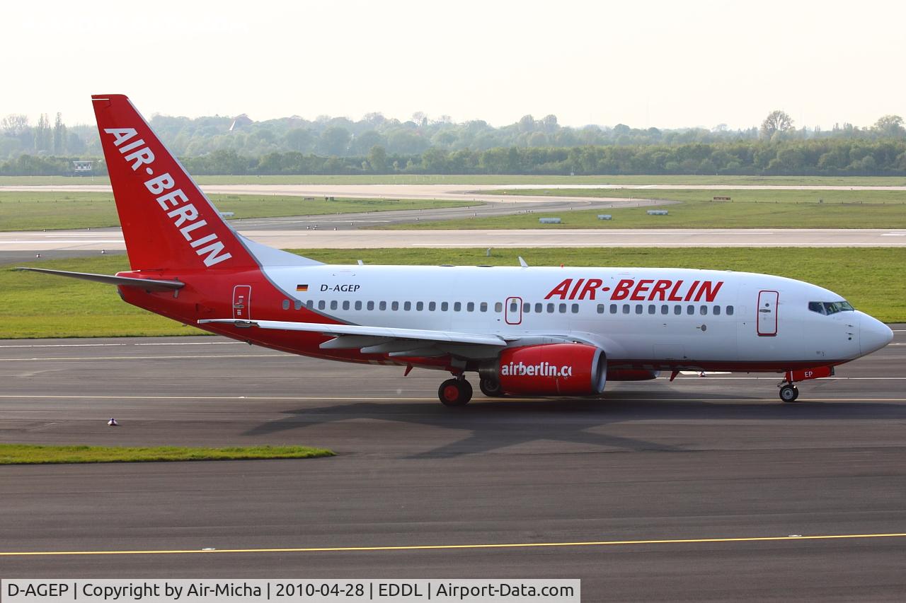 D-AGEP, 1998 Boeing 737-75B C/N 28102, Air Berlin, Boeing 737-75B, CN: 28102/18