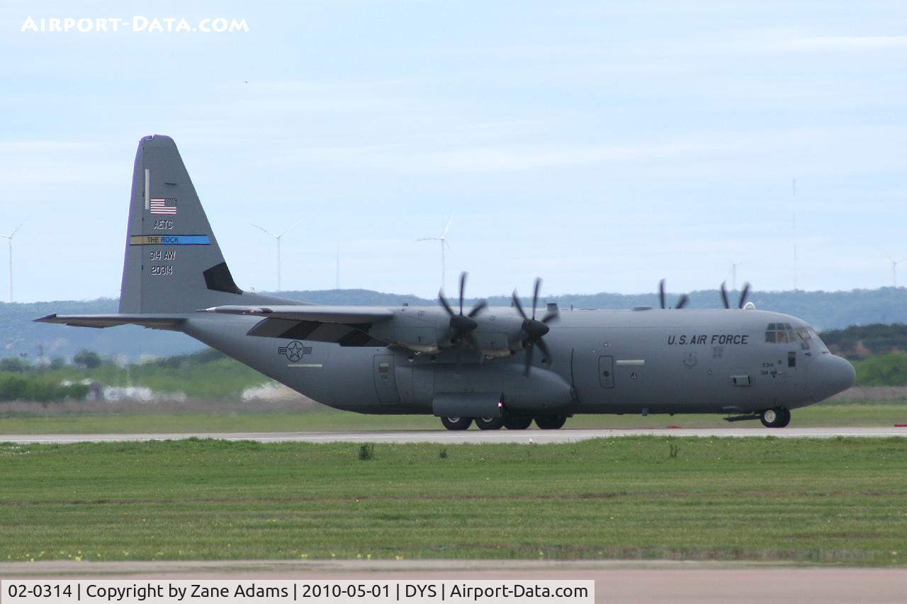 02-0314, Lockheed CC-130J Hercules C/N 382-5545, At the B-1B 25th Anniversary Airshow - Big Country Airfest, Dyess AFB, Abilene, TX