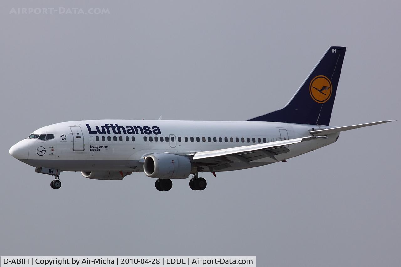 D-ABIH, 1991 Boeing 737-530 C/N 24821, Lufthansa, Boeing 737-530, CN: 24821/1993, Aircraft Name: Bruchsal