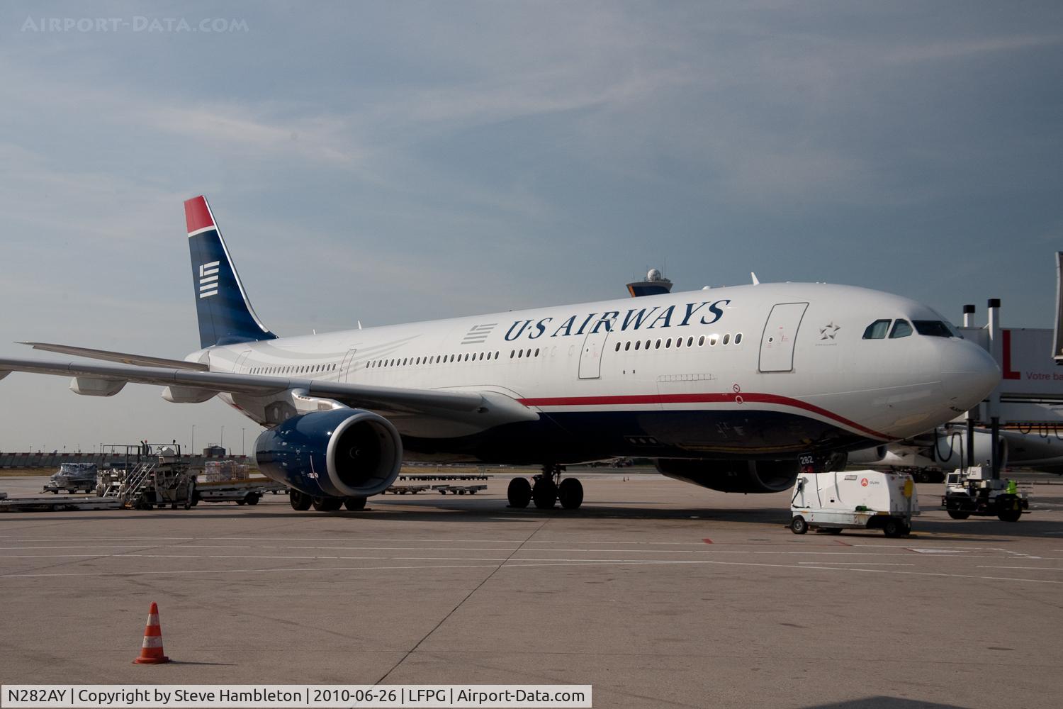 N282AY, 2009 Airbus A330-243 C/N 1069, At Paris Charles-de-Gaulle airport