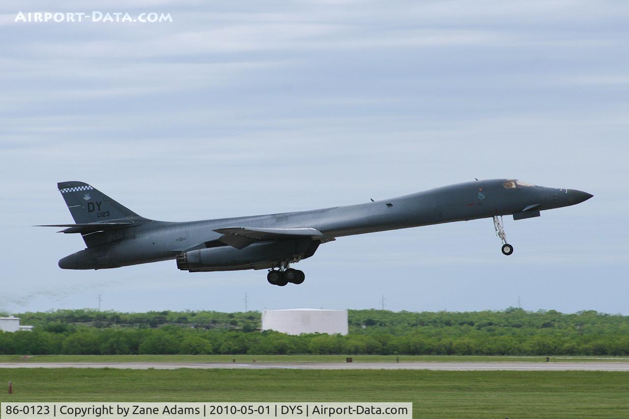 86-0123, 1986 Rockwell B-1B Lancer C/N 83, At the B-1B 25th Anniversary Airshow - Big Country Airfest, Dyess AFB, Abilene, TX