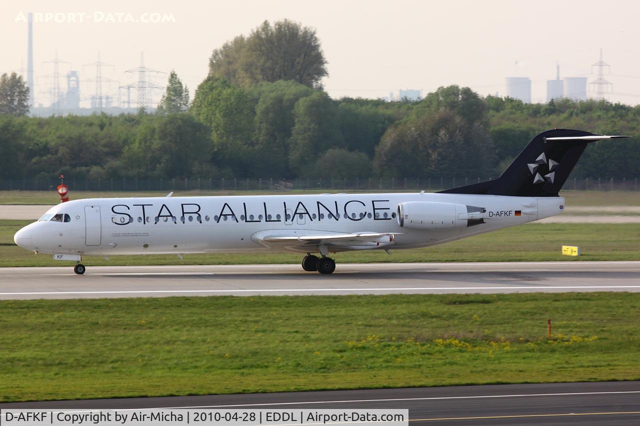 D-AFKF, 1994 Fokker 100 (F-28-0100) C/N 11470, Contact Air, Fokker F100, CN: 11470