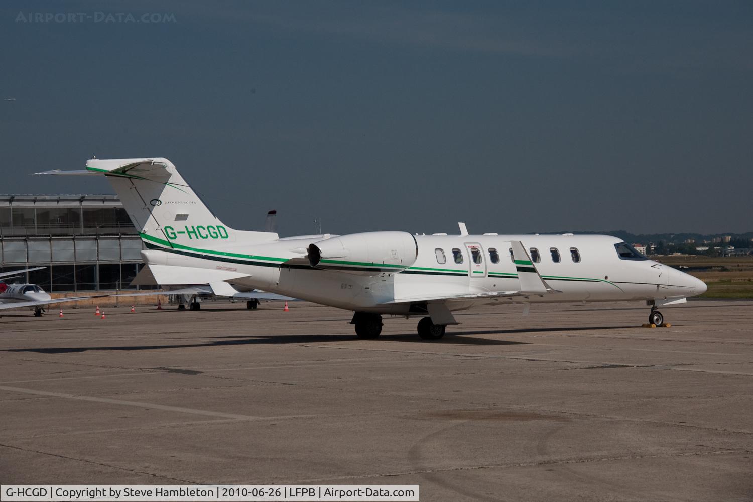 G-HCGD, 2003 Learjet 45 C/N 328, At Paris Le Bourget