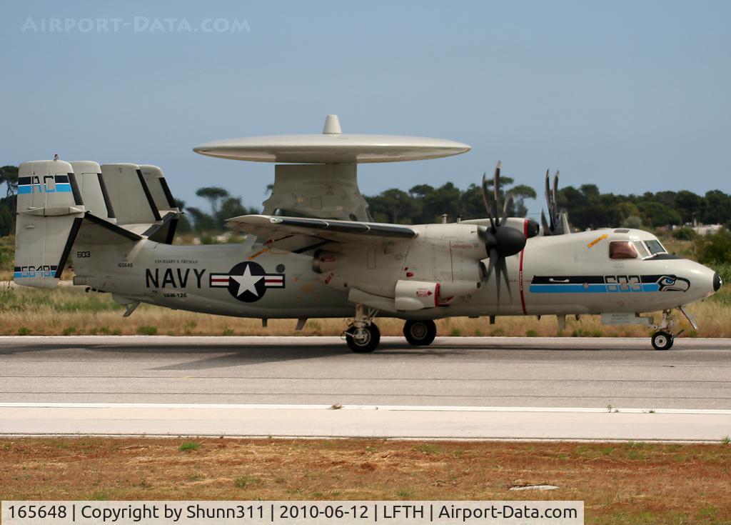 165648, Northrop Grumman E-2C Hawkeye 2000 C/N A179, Landing rwy 23