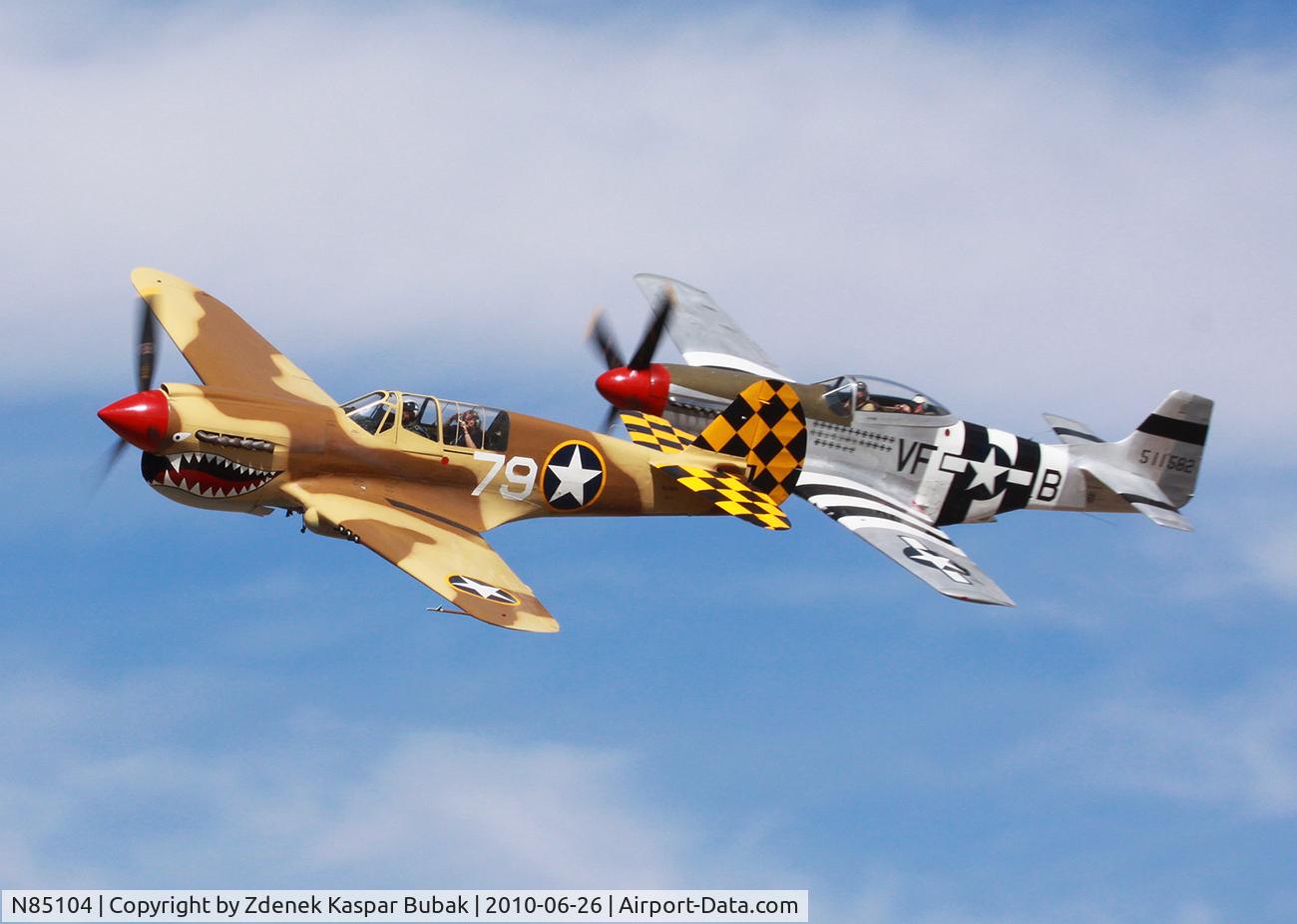N85104, Curtiss P-40N-5CU Kittyhawk C/N 28954/F858, Valle