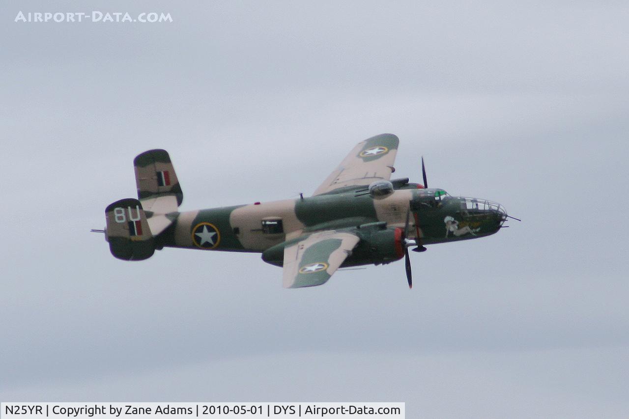 N25YR, 1943 North American TB-25N Mitchell C/N 108-34881, At the B-1B 25th Anniversary Airshow - Big Country Airfest, Dyess AFB, Abilene, TX