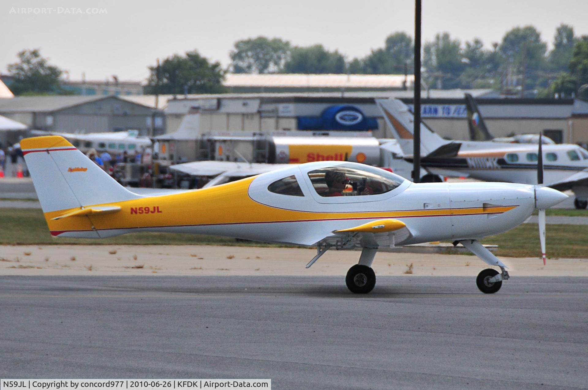 N59JL, 2007 Arion Lightning LS-1 C/N 20, Seen at KFDK on 6/26/2010