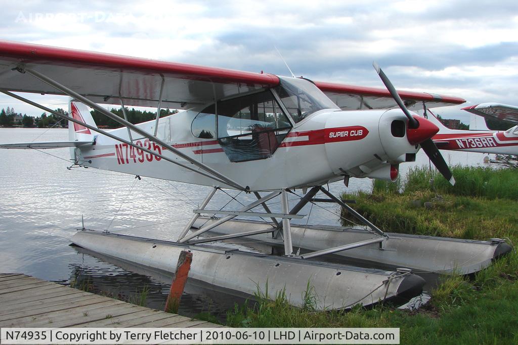 N74935, 1975 Piper PA-18-150 Super Cub C/N 18-7509100, 1975 Piper PA-18-150, c/n: 18-7509100 at Lake Hood