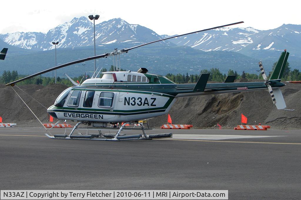 N33AZ, 1984 Bell 206L-3 LongRanger III C/N 51110, 1984 Bell 206L-3, c/n: 51110 of Evergreen Helicopters at Merrill Field