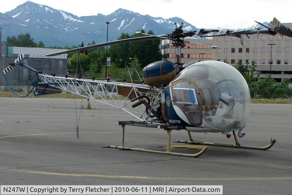 N247W, 1968 Bell 47G-3B-2 C/N 6683, 1968 Bell 47G-3B-2, c/n: 6683 at Merrill Field