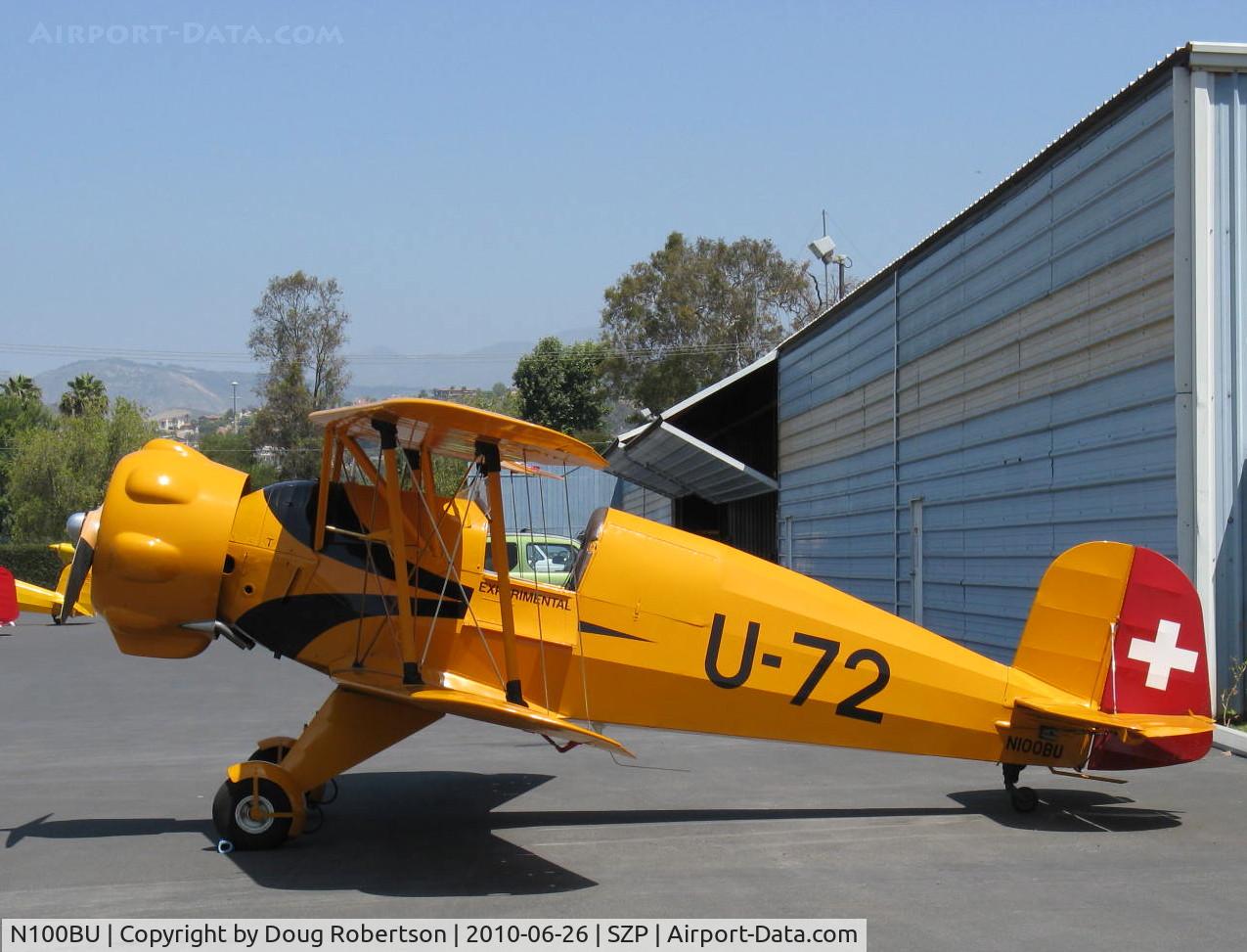 N100BU, 1939 Doflug Bu-133 Jungmeister C/N 19, 1939 Dornier Werke BU 133 JUNGMEISTER, Lycoming O-360-A1D 180 Hp