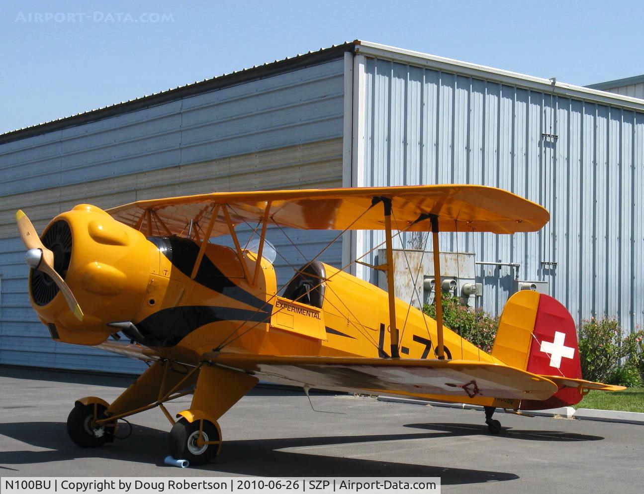 N100BU, 1939 Doflug Bu-133 Jungmeister C/N 19, 1939 Dorniere Werke BU 133 JUNGMEISTER, Lycoming O-360-A1D 180 Hp