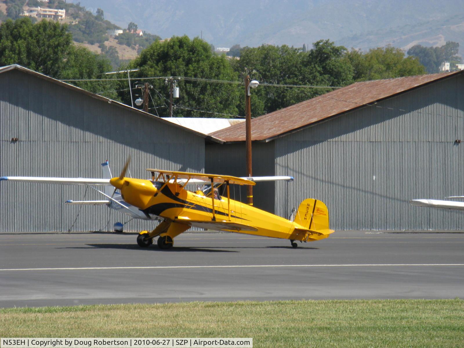 N53EH, 1994 CASA 1-131E Jungmann Replica C/N 1, 1994 Hickman/Bucker JUNGMANN, Lycoming AEIO-360 180 Hp, taxi