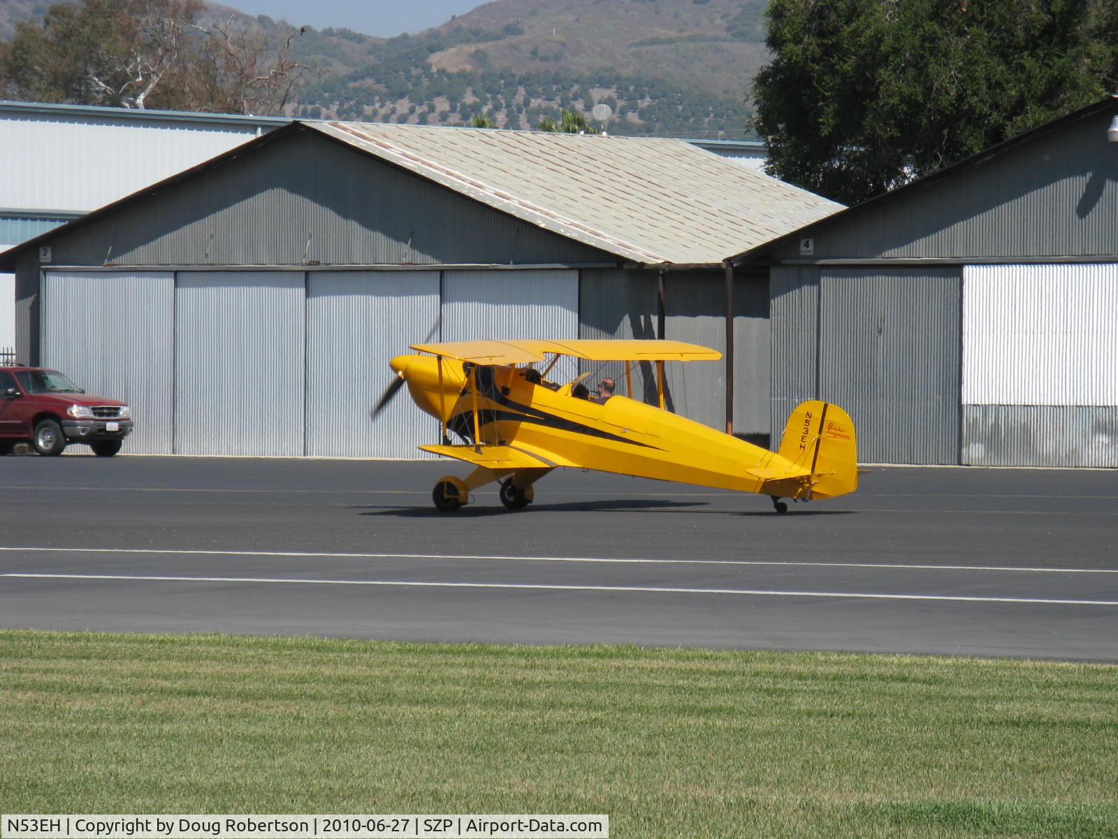 N53EH, 1994 CASA 1-131E Jungmann Replica C/N 1, 1994 Hickman/Bucker JUNGMANN, Lycoming AEIO-360 180 Hp, taxi