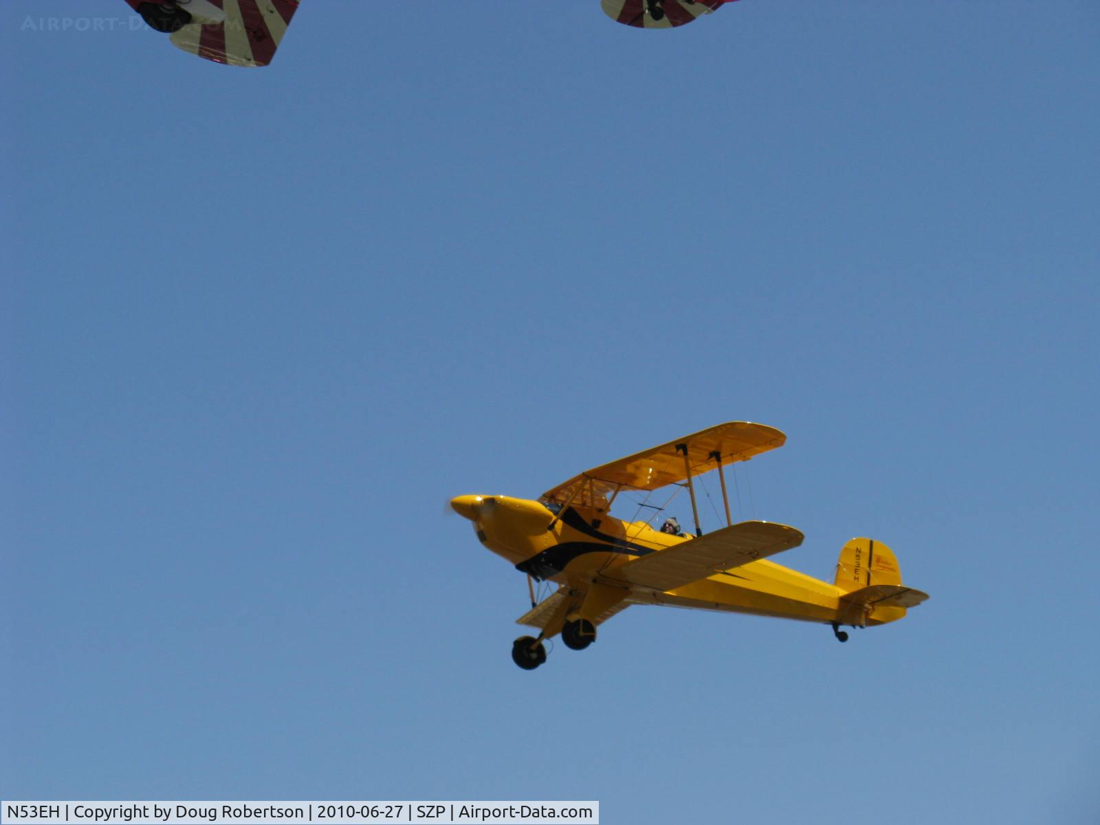 N53EH, 1994 CASA 1-131E Jungmann Replica C/N 1, 1994 Hickman/Bucker JUNGMANN, Lycoming AEIO-360 180 Hp, takeoff Rwy 22