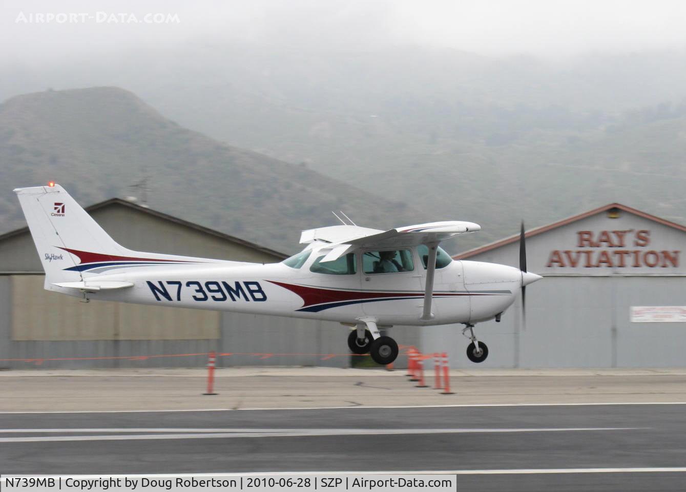 N739MB, 1978 Cessna 172N C/N 17270641, 1978 Cessna 172N SKYHAWK II, Lycoming O-320-H2AD 160 Hp, landing Rwy 22