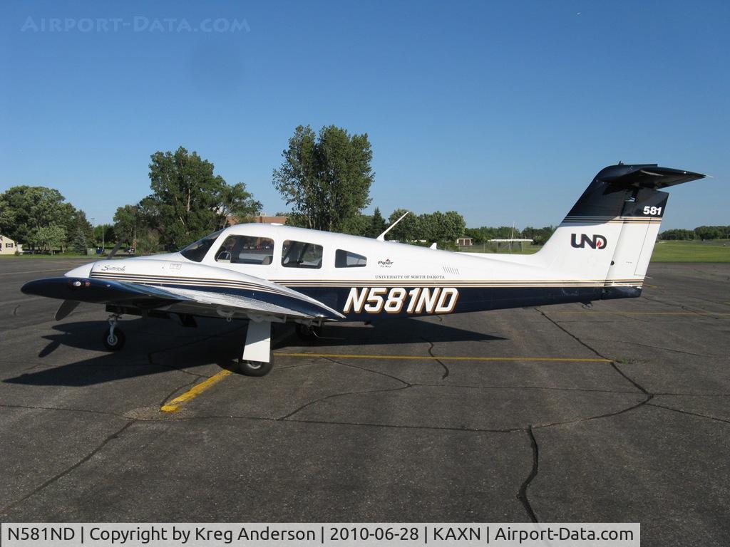 N581ND, 2008 Piper PA-44-180 Seminole C/N 4496258, Another shot of an elusive University of North Dakota PAa-44 Seminole.