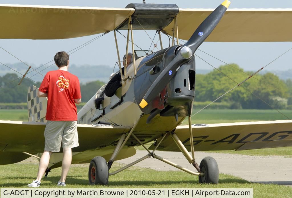 G-ADGT, 1935 De Havilland DH-82A Tiger Moth II C/N 3338, SHOT AT HEADCORN