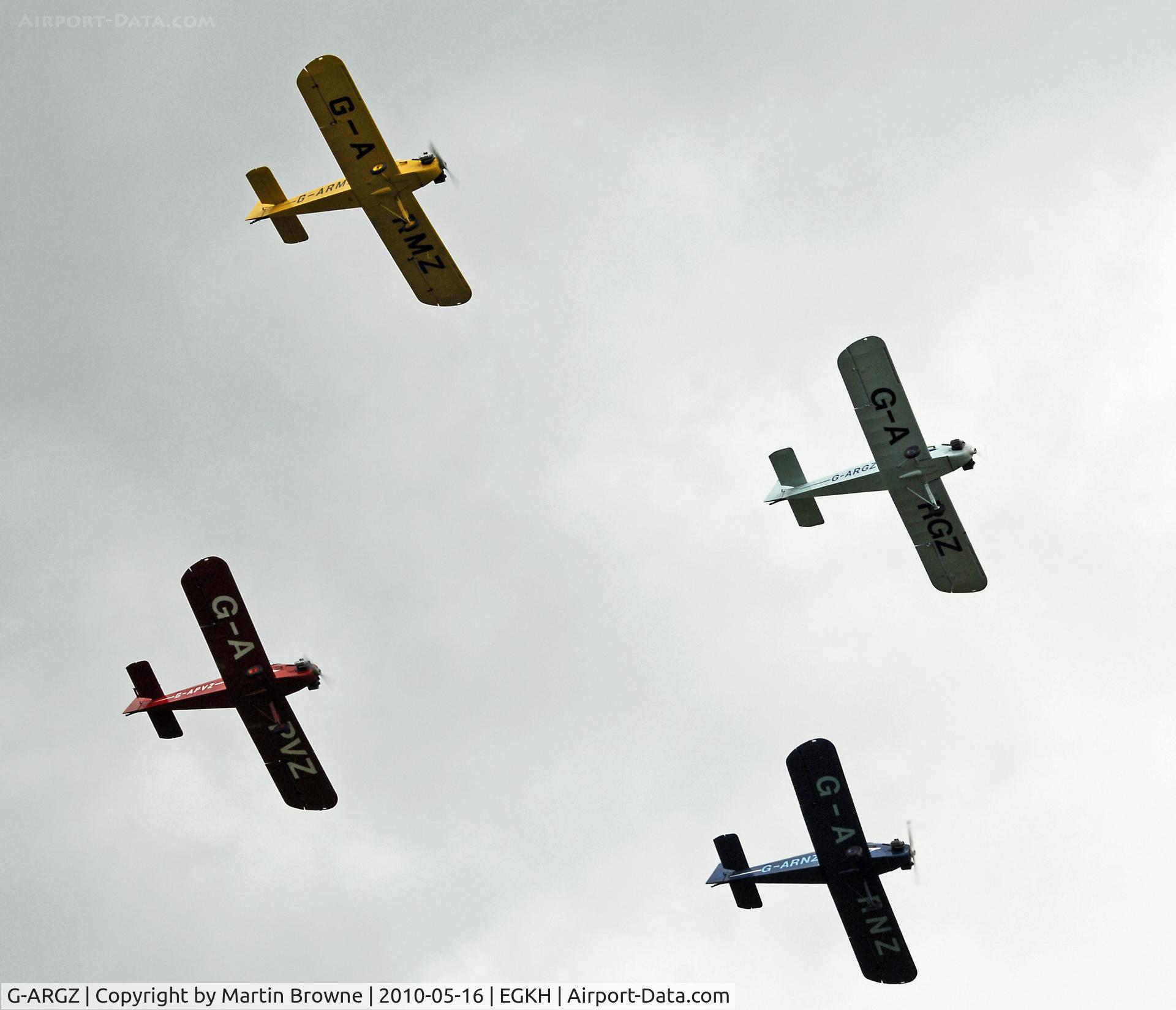 G-ARGZ, 1961 Rollason Druine D.31 Turbulent C/N PFA 562, ALL FOUR TOGETHER!