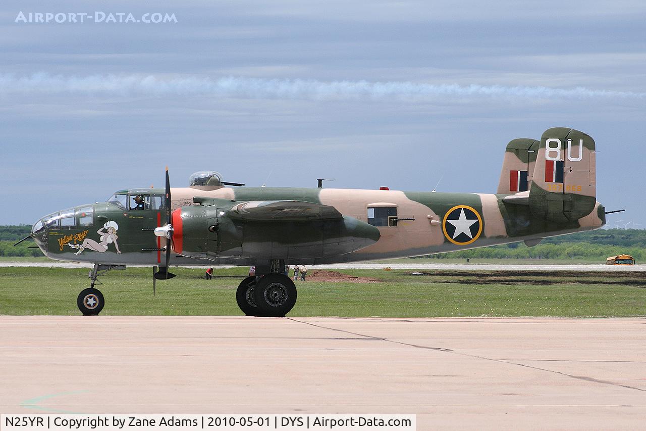 N25YR, 1943 North American TB-25N Mitchell C/N 108-34881, At the B-1B 25th Anniversary Airshow - Big Country Airfest, Dyess AFB, Abilene, TX