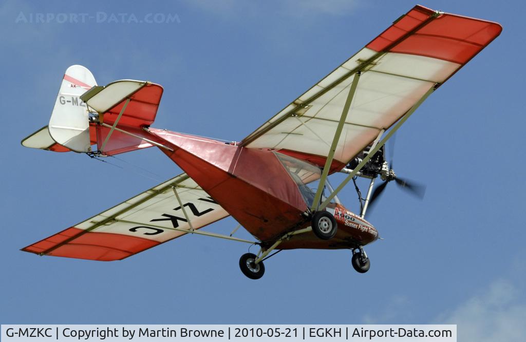 G-MZKC, 1998 Pegasus Cyclone AX2000 C/N 7398, SHOT AT HEADCORN