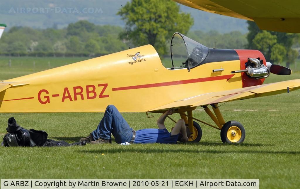 G-ARBZ, 1960 Rollason Druine D.31 Turbulent C/N PFA 553, SORTING OUT A PROBLEM
