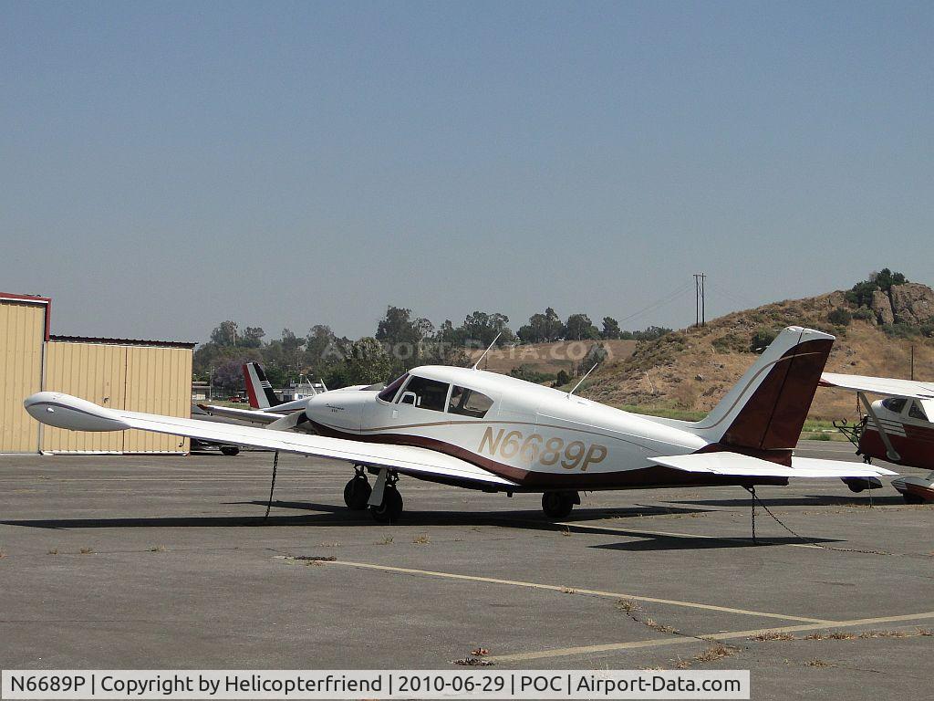N6689P, 1960 Piper PA-24-250 Comanche C/N 24-1812, Parked and tied down on the northwest side