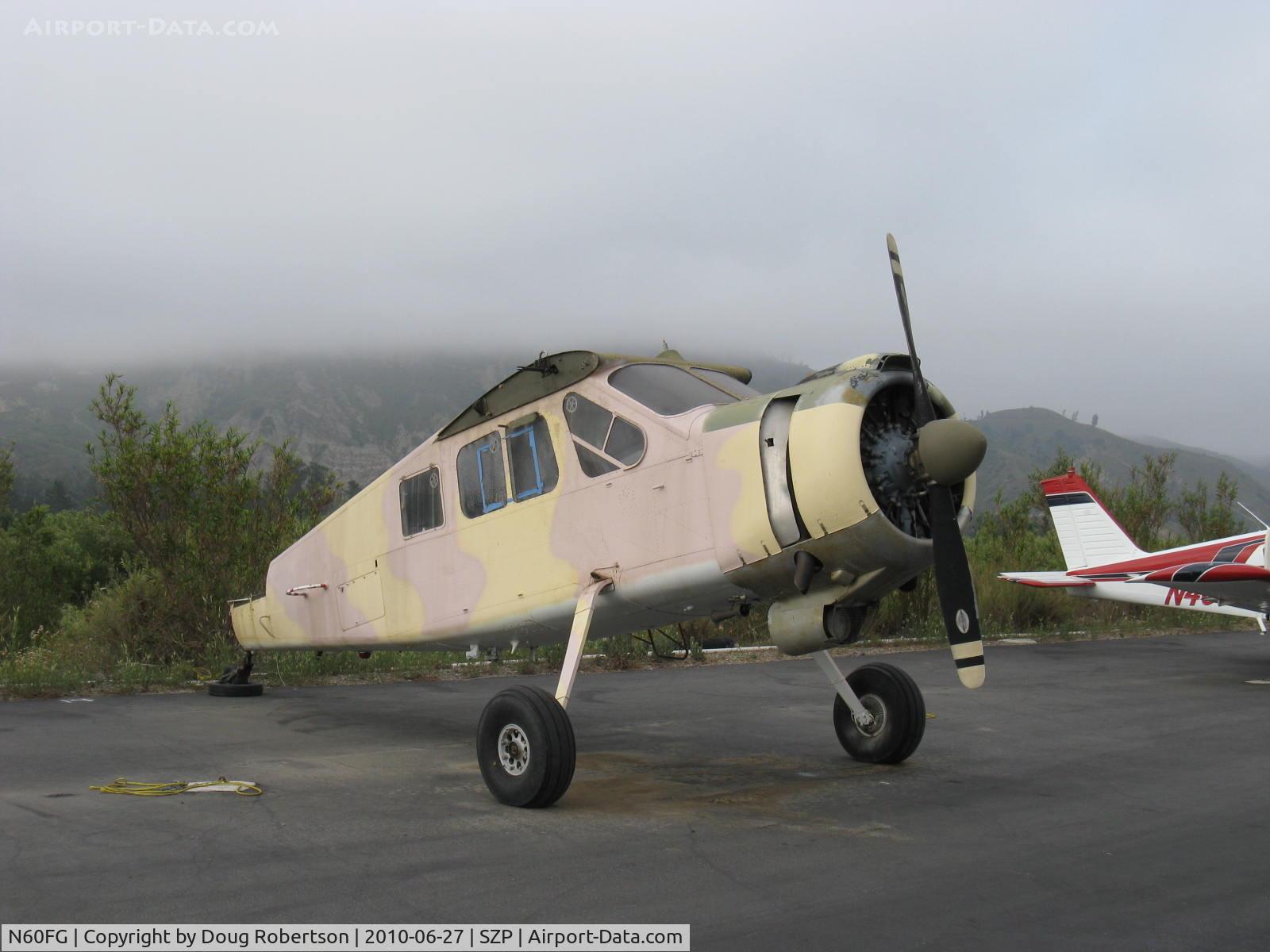 N60FG, Max Holste MH-1521M Broussard C/N 214, Avions Max Holste M.H.1521M BROUSSARD 'Aramis', P&W R-985-AN Wasp Jr. 450 Hp