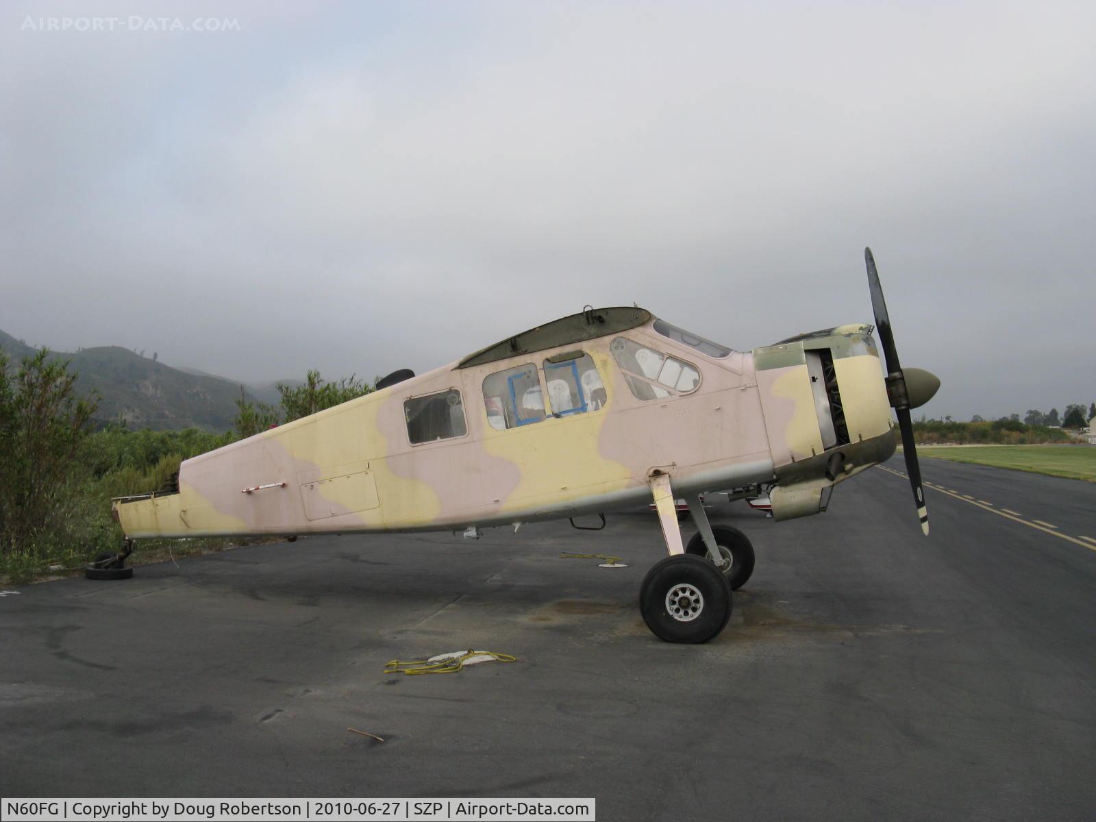 N60FG, Max Holste MH-1521M Broussard C/N 214, Avions Max Holste M.H.1521M BROUSSARD 'Aramis', P&W R-985-AN Wasp Jr. 450 Hp