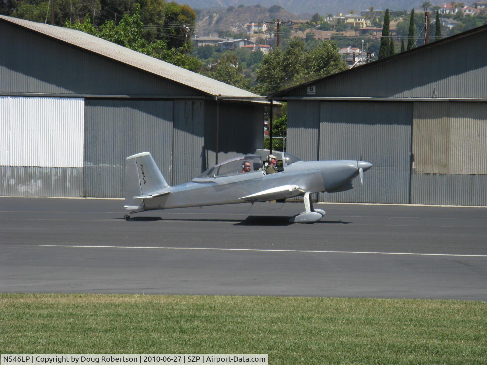 N546LP, Vans RV-8 C/N 82726, 2007 Obrien VAN's RV-8, Lycoming IO-360EXP 180 Hp, taxi
