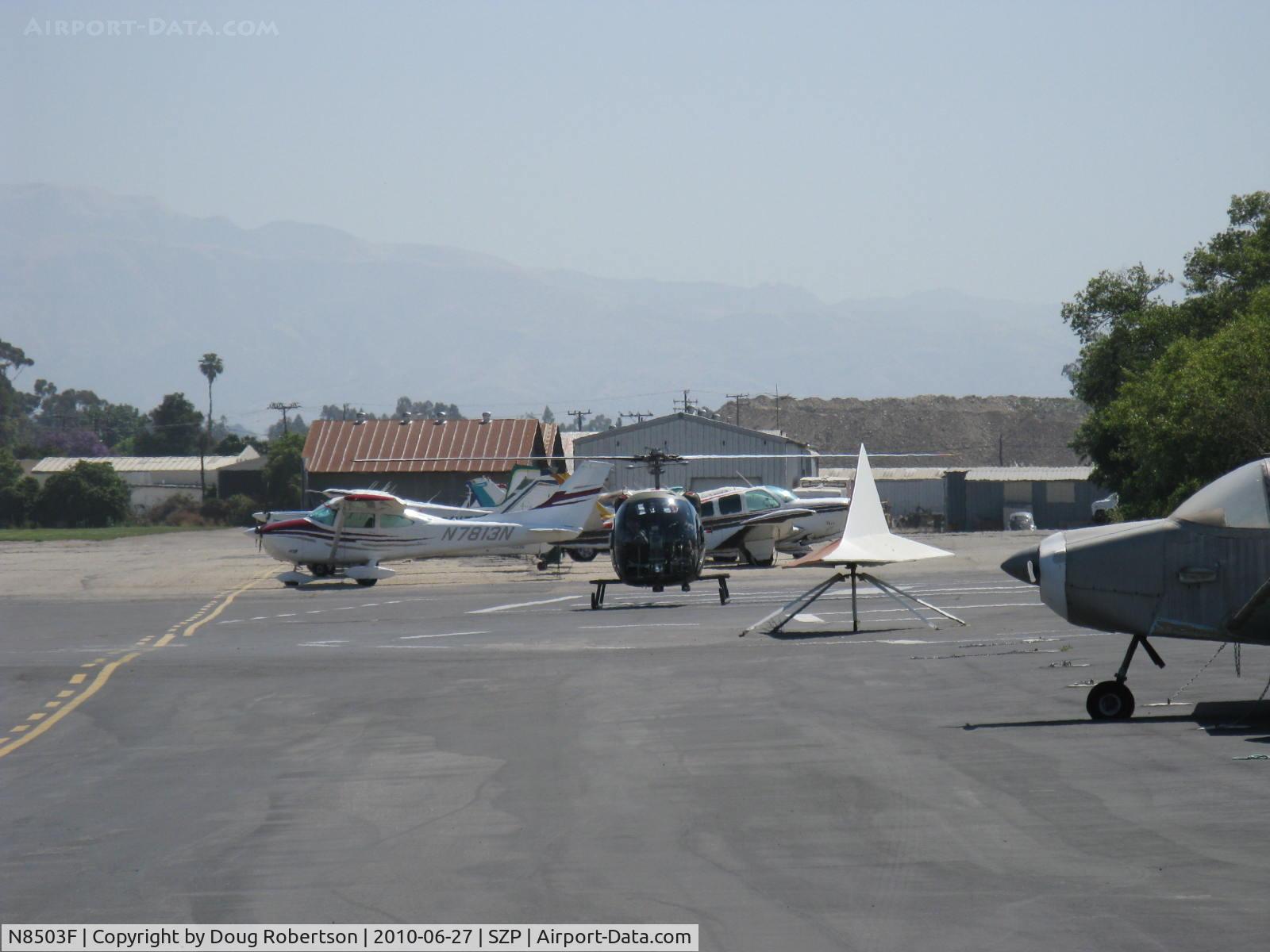 N8503F, 1965 Bell 47G-4 C/N 3350, 1965 Bell 47G, Lycoming VO-540 305 Hp, landed