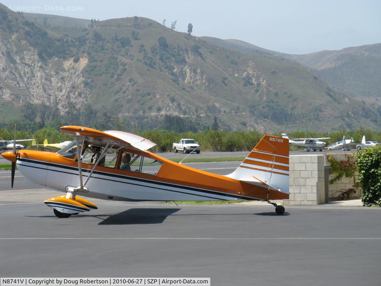 N8741V, 1975 Bellanca 7GCBC C/N 849-75, 1975 Bellanca 7GCBC CITABRIA, Lycoming O-320-A2B 150 Hp, engine start