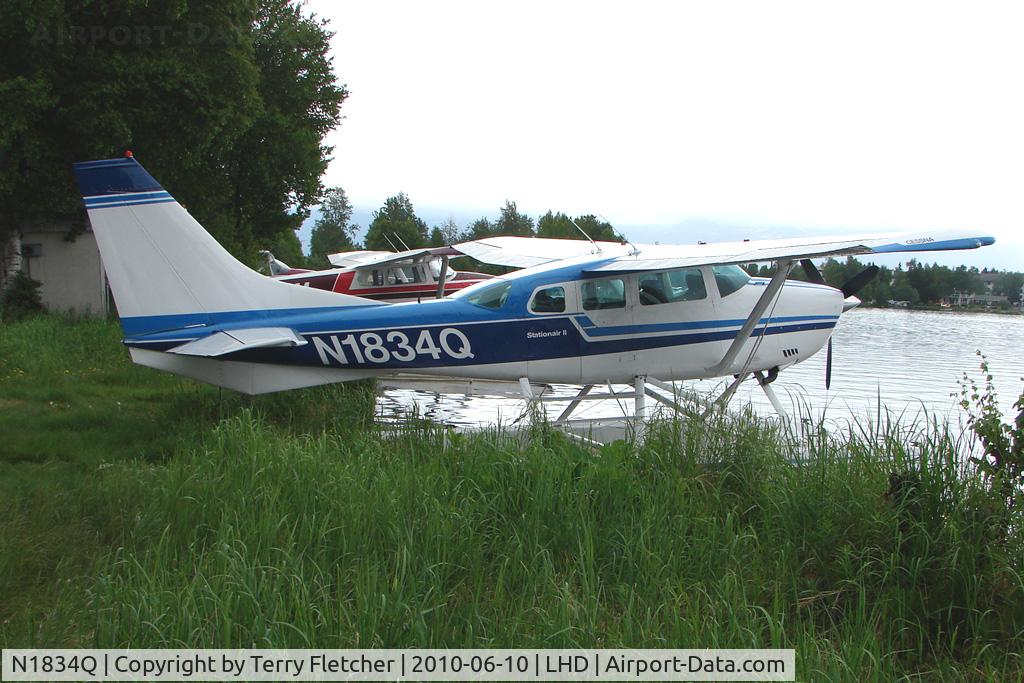 N1834Q, 1975 Cessna U206F Stationair C/N U20602941, 1975 Cessna U206F, c/n: U20602941 on Lake Hood