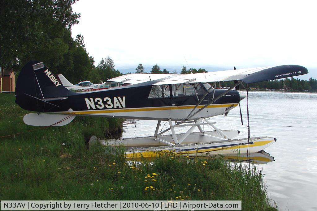 N33AV, 1996 Aviat A-1 Husky C/N 1332, 1996 Aviat Aircraft Inc A-1, c/n: 1332 on Lake Hood