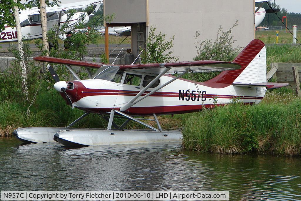 N957C, 1947 Stinson 108-3 Voyager C/N 108-3957, 1947 Stinson 108-3, c/n: 108-3957 on Lake Hood