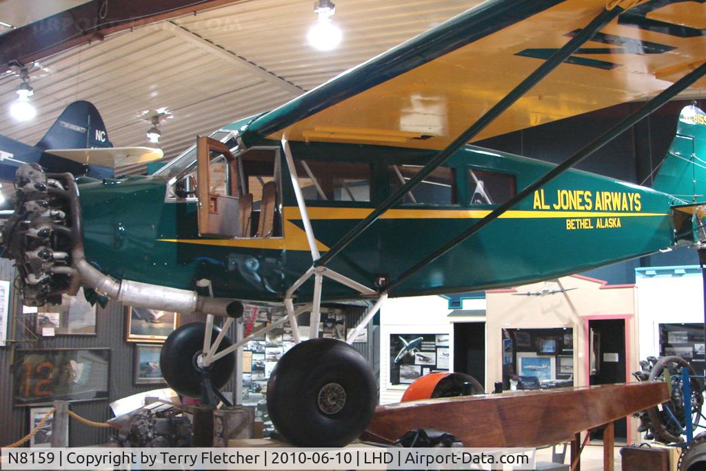 N8159, 1929 Curtiss-Wright Travel Air S-6000-B C/N 967, 1929 Curtiss Wright TRAVEL AIR S-6000-B, c/n: 967 displayed at the Alaska Aviation Heritage Museum at Lake Hood - The AAHM Travel Air came to Alaska in 1939 with 