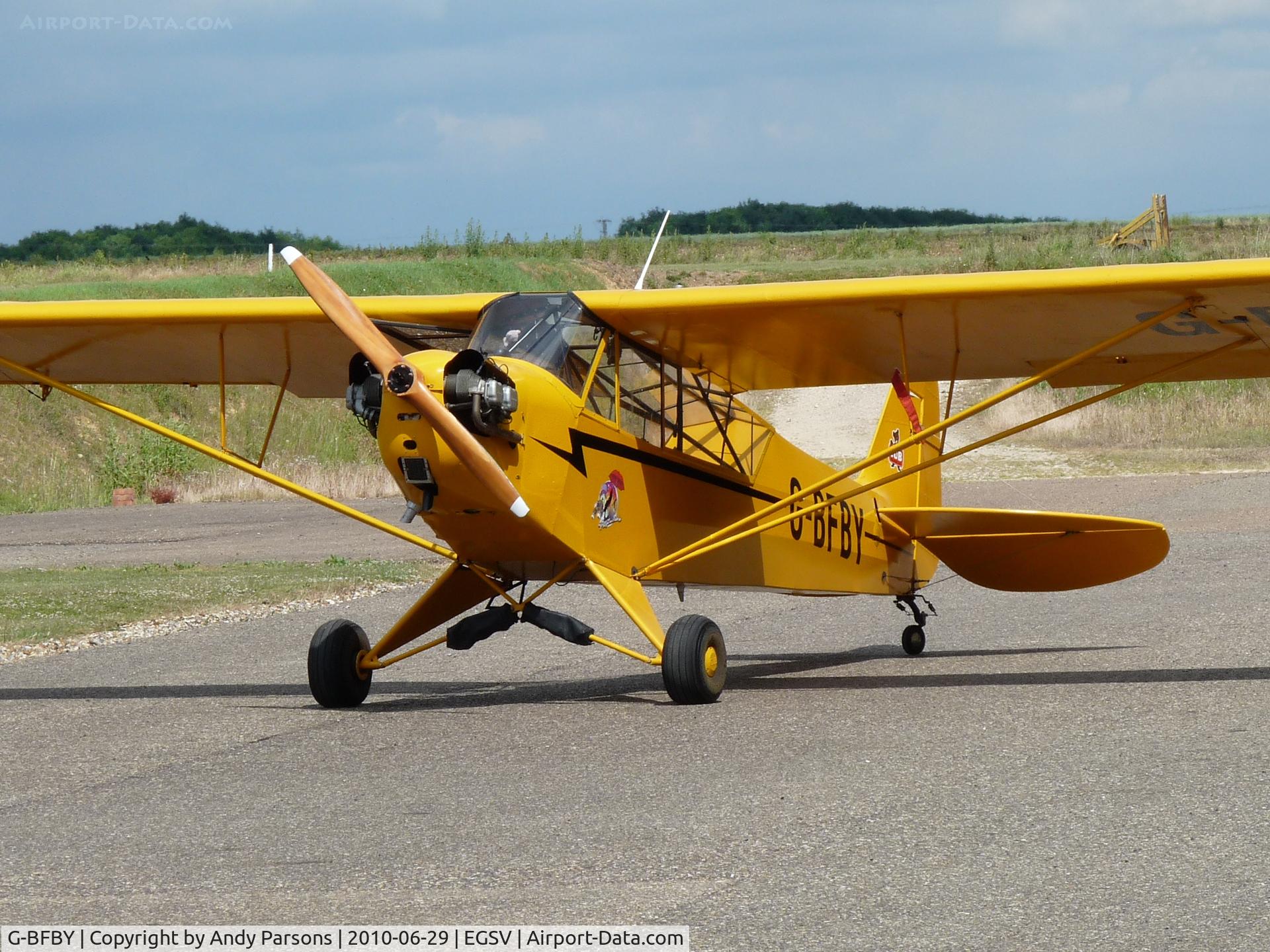 G-BFBY, 1944 Piper L-4H Grasshopper (J3C-65D) C/N 10998, At Old Buckenham