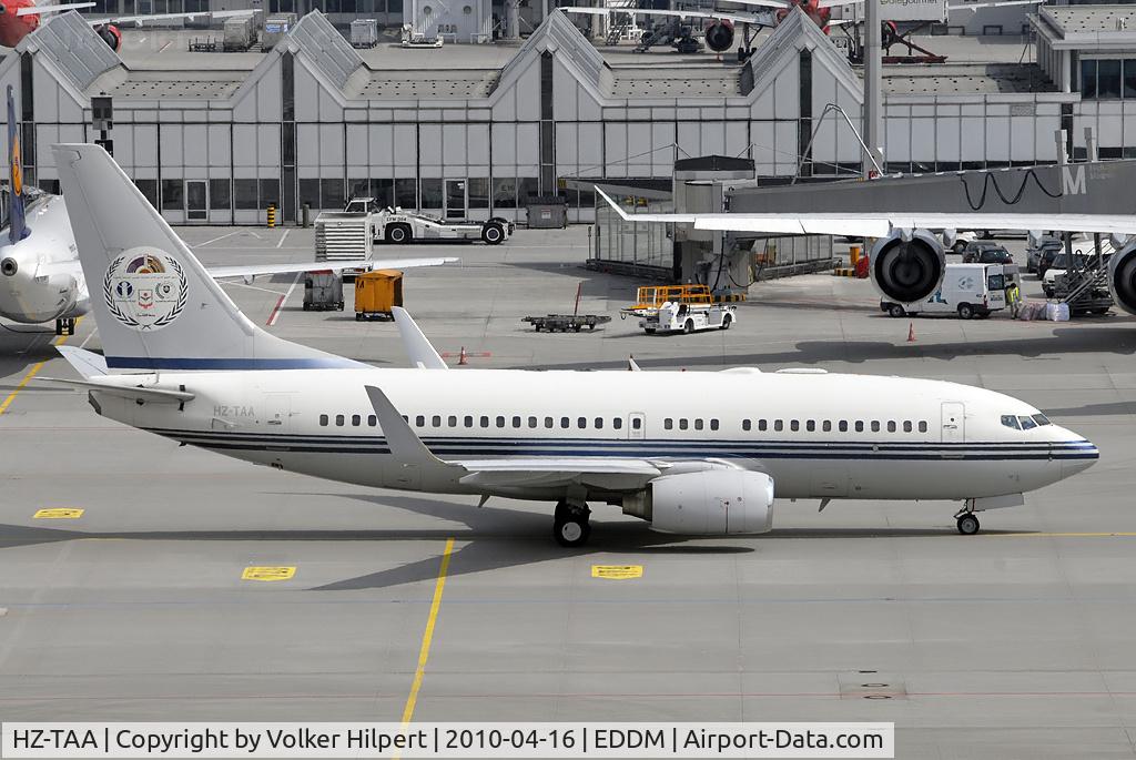HZ-TAA, Boeing 737-7P3 BBJ C/N 29188/217, at Munic