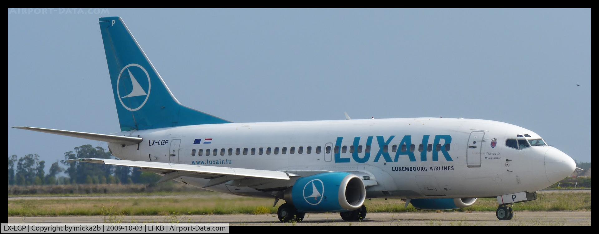 LX-LGP, 1993 Boeing 737-5C9 C/N 26439, Departure to 34 for Take Off
