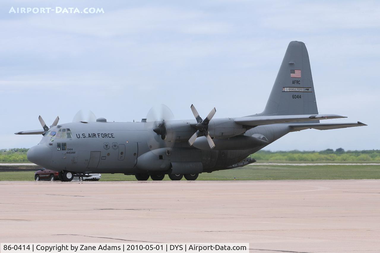 86-0414, 1986 Lockheed C-130H Hercules C/N 382-5102, At the B-1B 25th Anniversary Airshow - Big Country Airfest, Dyess AFB, Abilene, TX