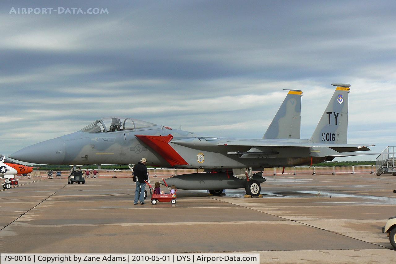 79-0016, 1979 McDonnell Douglas F-15C Eagle C/N 0545/C085, At the B-1B 25th Anniversary Airshow - Big Country Airfest, Dyess AFB, Abilene, TX