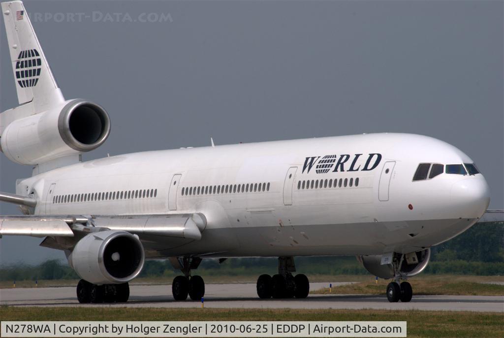 N278WA, 1996 McDonnell Douglas MD-11 C/N 48746, Making ready for going home with a load of boys and girls from middle eastern grounds.